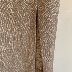 Beige mid length dress